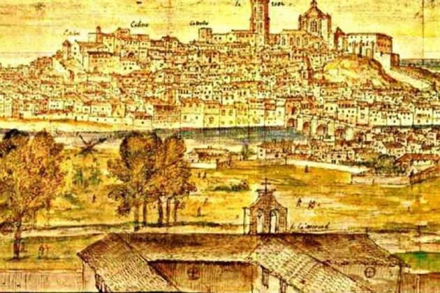 Gravat de Lleida (segle XVI), la ciutat on Jaume II va confirmar la Querimònia. Font Institut d'Estudis Ilerdencs